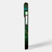 Genesis Green Abstrakt Art Case-Mate iPhone Hülle (Rückseite / Links)