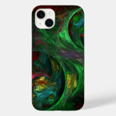 Genesis Green Abstrakt Art Case-Mate iPhone Hülle (Rückseite)