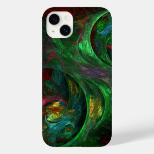 Genesis Green Abstrakt Art Case-Mate iPhone 14 Plus Hülle
