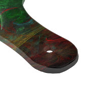 Genesis Green Abstrakt Art Paddel Schneidebrett (Ecke)