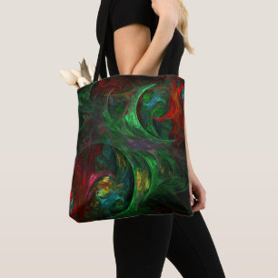 Genesis Green Abstrakt Art Tasche