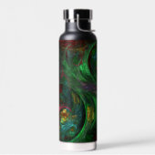 Genesis Green Abstrakt Art Trinkflasche (Links)