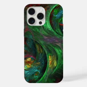 Genesis Grüne Abstrakte Kunst iPhone 15 Pro Max Hülle