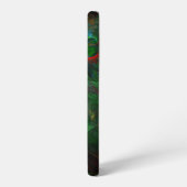 Genesis Grüne Abstrakte Kunst Samsung Galaxy Hülle (Linke Seite)