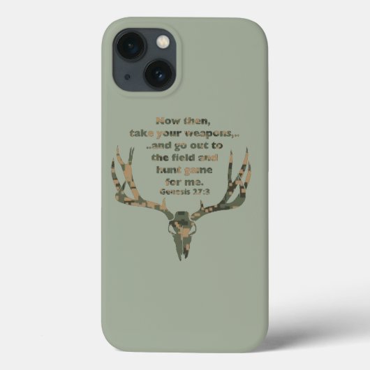 Genesis Jagd Quote iPhone Fall Case-Mate iPhone Hülle (Rückseite)