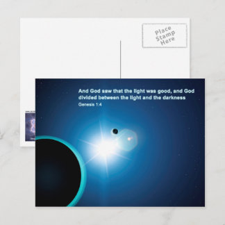 Genesis - Licht aus Dunkelheit Postkarte