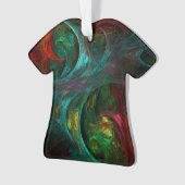 Genesis Nova Abstrakt Art Acrylic Shirt Ornament (Vorderseite)