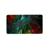 Genesis Nova Abstrakt Art Adressaufkleber (Vorne)