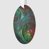 Genesis Nova Abstrakt Art Akryloval Ornament (Vorderseite)