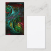 Genesis Nova Abstrakt Art Business Card Visitenkarte (Vorne/Hinten)