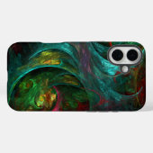 Genesis Nova Abstrakt Art Case-Mate iPhone Hülle (Rückseite (Horizontal))