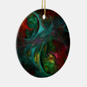 Genesis Nova Abstrakt Art Circle Ornament (Rechts)