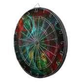 Genesis Nova Abstrakt Art Dartscheibe (Vorderseite rechts)
