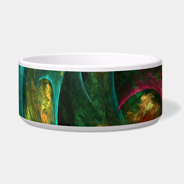 Genesis Nova Abstrakt Art Dog Bowl Napf (Vorderseite)