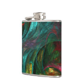 Genesis Nova Abstrakt Art Flachmann (Links)