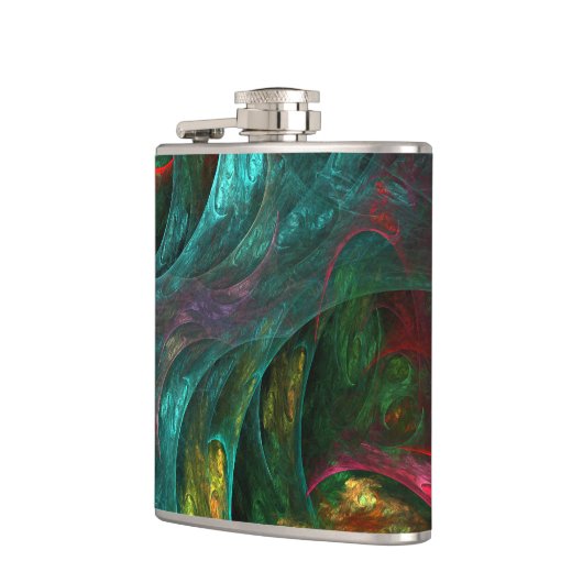 Genesis Nova Abstrakt Art Flachmann (Links)