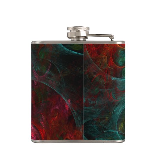 Genesis Nova Abstrakt Art Flachmann (Rückseite)