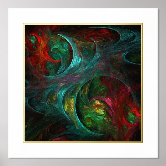 Genesis Nova Abstrakt Art Foliendrucke (Vorderseite)