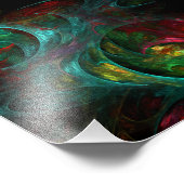 Genesis Nova Abstrakt Art Foto Print (Ecke)