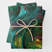 Genesis Nova Abstrakt Art Geschenkpapier Set (Beispiel)