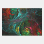 Genesis Nova Abstrakt Art Geschenkpapier Set (Vorderseite)