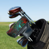 Genesis Nova Abstrakt Art Golf Headcover (In Situ)