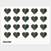 Genesis Nova Abstrakt Art Heart Sticker (Blatt)
