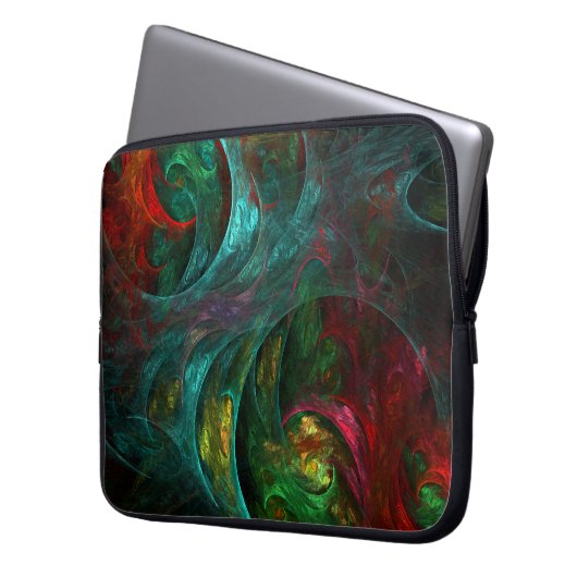 Genesis Nova Abstrakt Art Laptop Sleeve (Vorderseite Links)