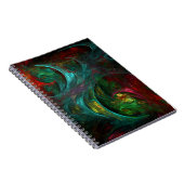 Genesis Nova Abstrakt Art Notebook Notizblock (Rechte Seite)