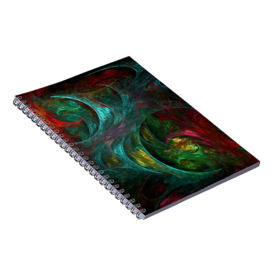 Genesis Nova Abstrakt Art Notebook Notizblock (Rechte Seite)