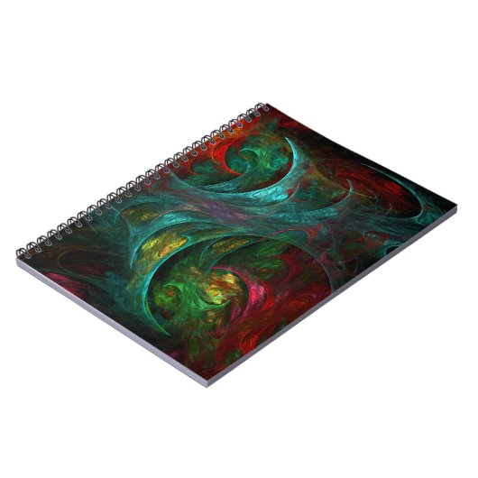 Genesis Nova Abstrakt Art Notebook Notizblock (Linke Seite)