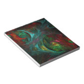 Genesis Nova Abstrakt Art Notepad Notizblock (angewinkelt)