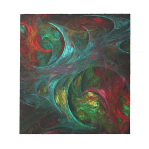 Genesis Nova Abstrakt Art Notepad Notizblock