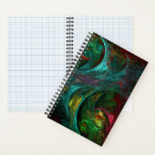 Genesis Nova Abstrakt Art Notizblock (Innen)