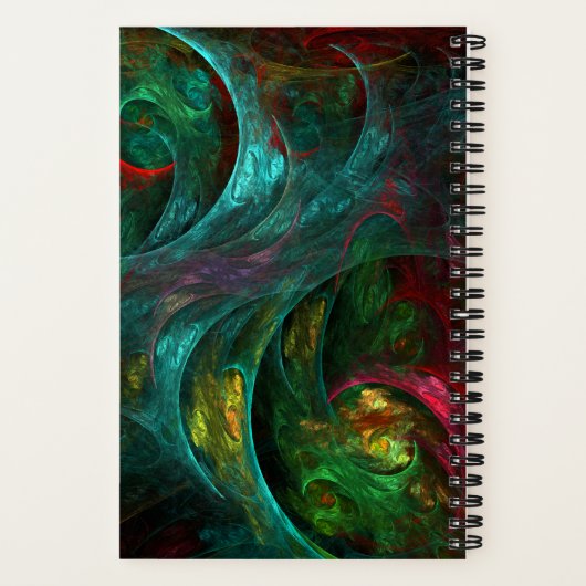 Genesis Nova Abstrakt Art Notizblock (Rückseite)