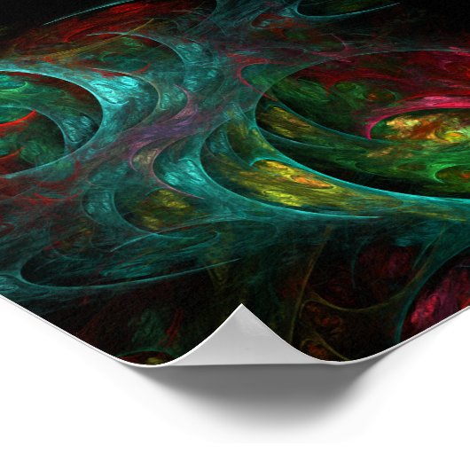 Genesis Nova Abstrakt Art Poster (Ecke)