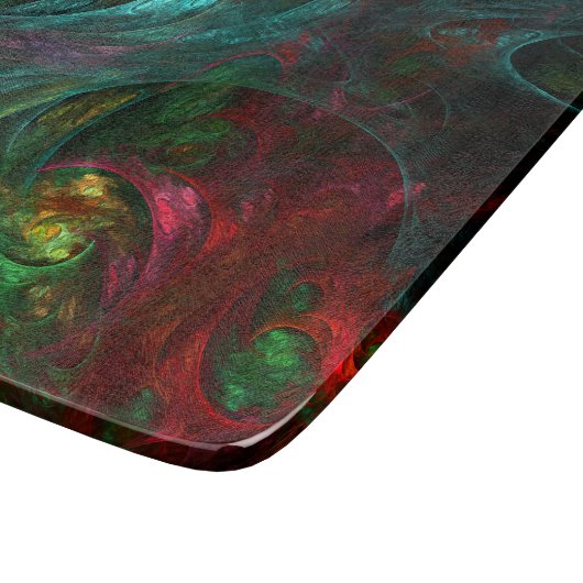 Genesis Nova Abstrakt Art Rectangle Schneidebrett (Ecke)