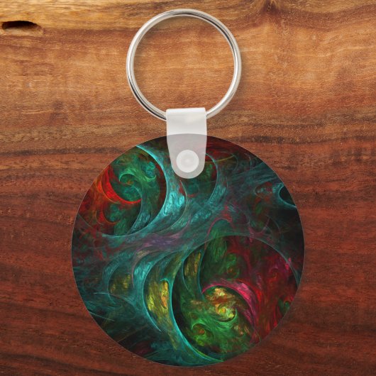 Genesis Nova Abstrakt Art Schlüsselanhänger (Vorderseite)