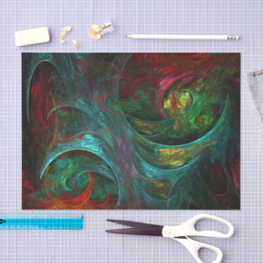 Genesis Nova Abstrakt Art Seidenpapier (Handwerk)