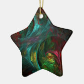 Genesis Nova Abstrakt Art Star Keramikornament (Links)