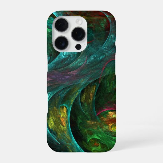 Genesis Nova Abstrakte Kunst iPhone Hülle (Rückseite)