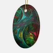 Genesis Nova Abstrakte Kunst Keramik Ornament (Links)