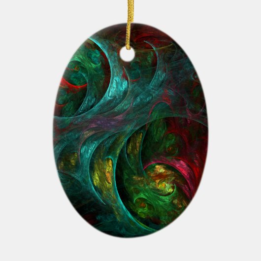 Genesis Nova Abstrakte Kunst Keramik Ornament (Vorne)