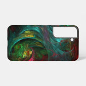 Genesis Nova Abstrakte Kunst Samsung Galaxy Hülle (Rückseite (Horizontal))