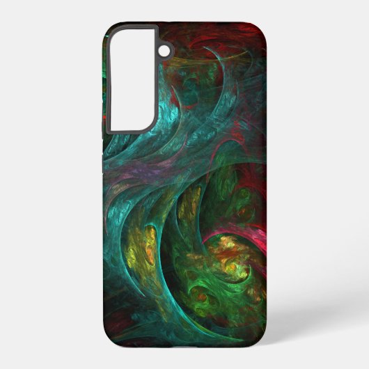 Genesis Nova Abstrakte Kunst Samsung Galaxy Hülle (Rückseite)