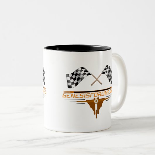 Genesisforums.org-Kaffeetasse Zweifarbige Tasse (VorderseiteRechts)