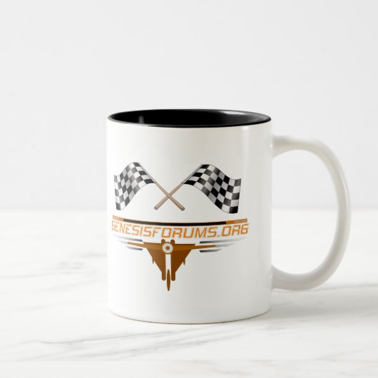 Genesisforums.org-Kaffeetasse Zweifarbige Tasse (Rechts)