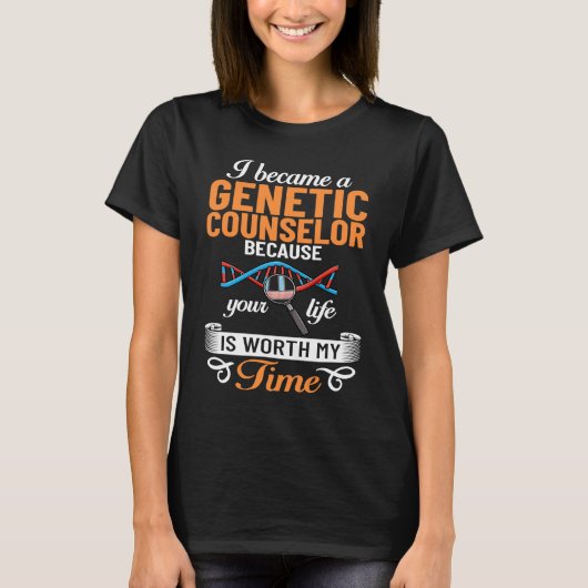 Genetic Counselor Assistant Counseling Geneticist T-Shirt (Vorderseite)