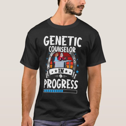 Genetic Counselor In Progress Trainee Student T-Shirt (Vorderseite)