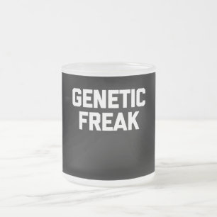 Genetic Freak T - Shirt Funny Sprichwort Mattglastasse